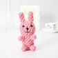 Hand made dog chew toy bunny