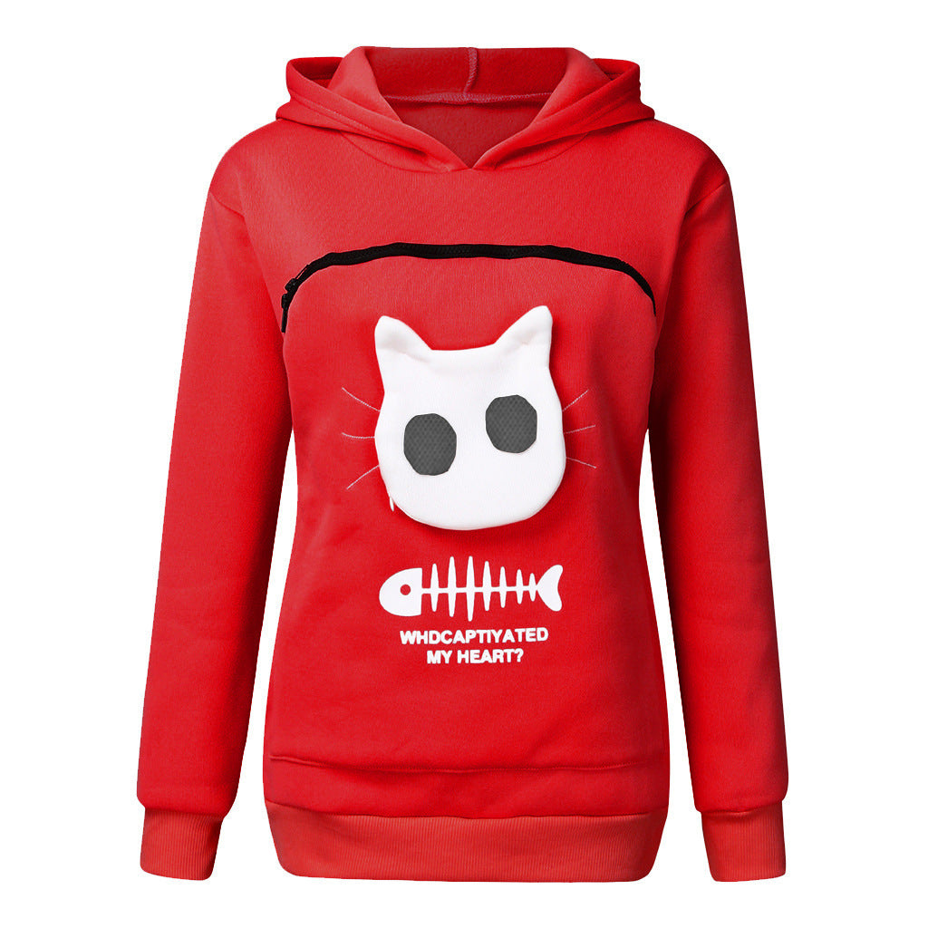 Cat hotsell carrier hoodie