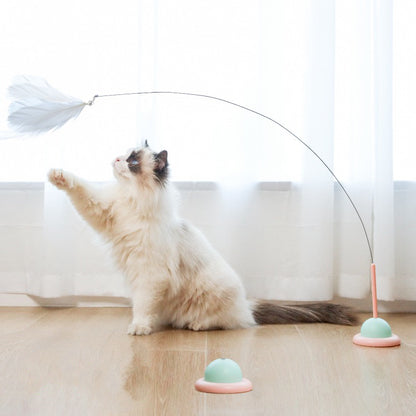 Cat Teaser Wand with Suction Cups - Paws Discovery 