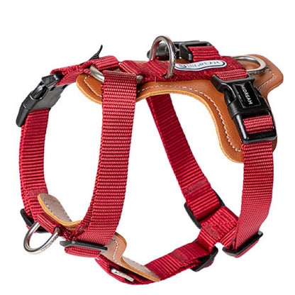 Adjustable No Pull Dog Harness Red