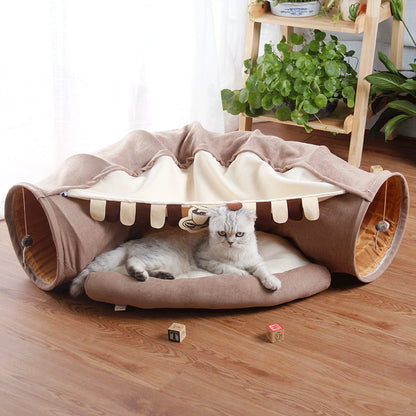 Foldable Cat Tunnel House - Paws Discovery 