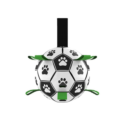 Dog Toys Soccer Ball with Grab Tabs - Paws Discovery 