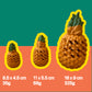 Pineapple-Natural Rubber Dog Toy for Aggressive Chewers