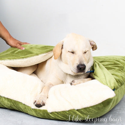 Dog Ultra Soft Sleeping Bag Pouch Bed - Paws Discovery 